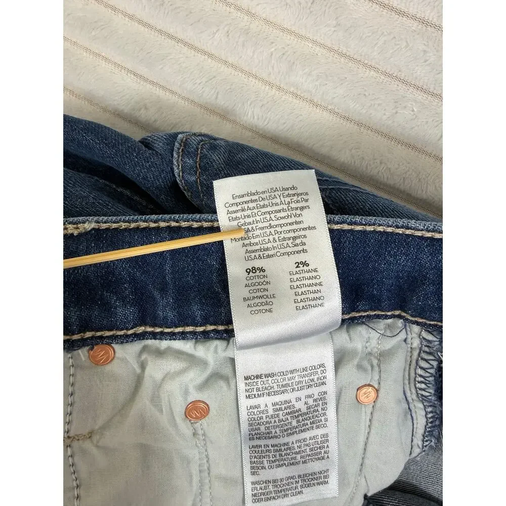 Mother SUPERIOR Lil’ Tomcat Roller Skimp 29 Perfectly Imperfect Wide Leg Jeans